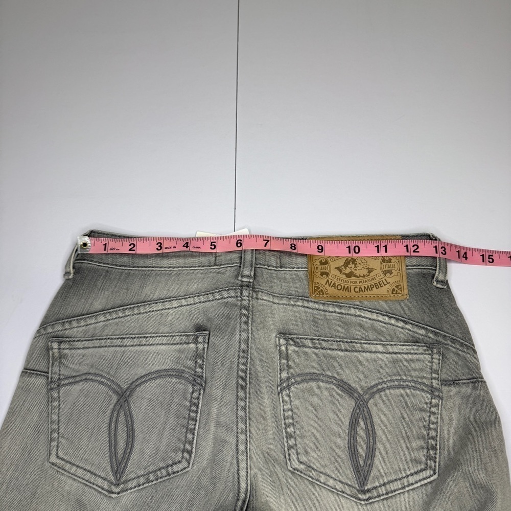 NWT Fiorucci Gray Skinny Jeans Size 24 Made in Tunisia - Picture 10 of 12